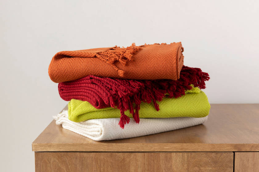 Silz Burnt Orange Throw